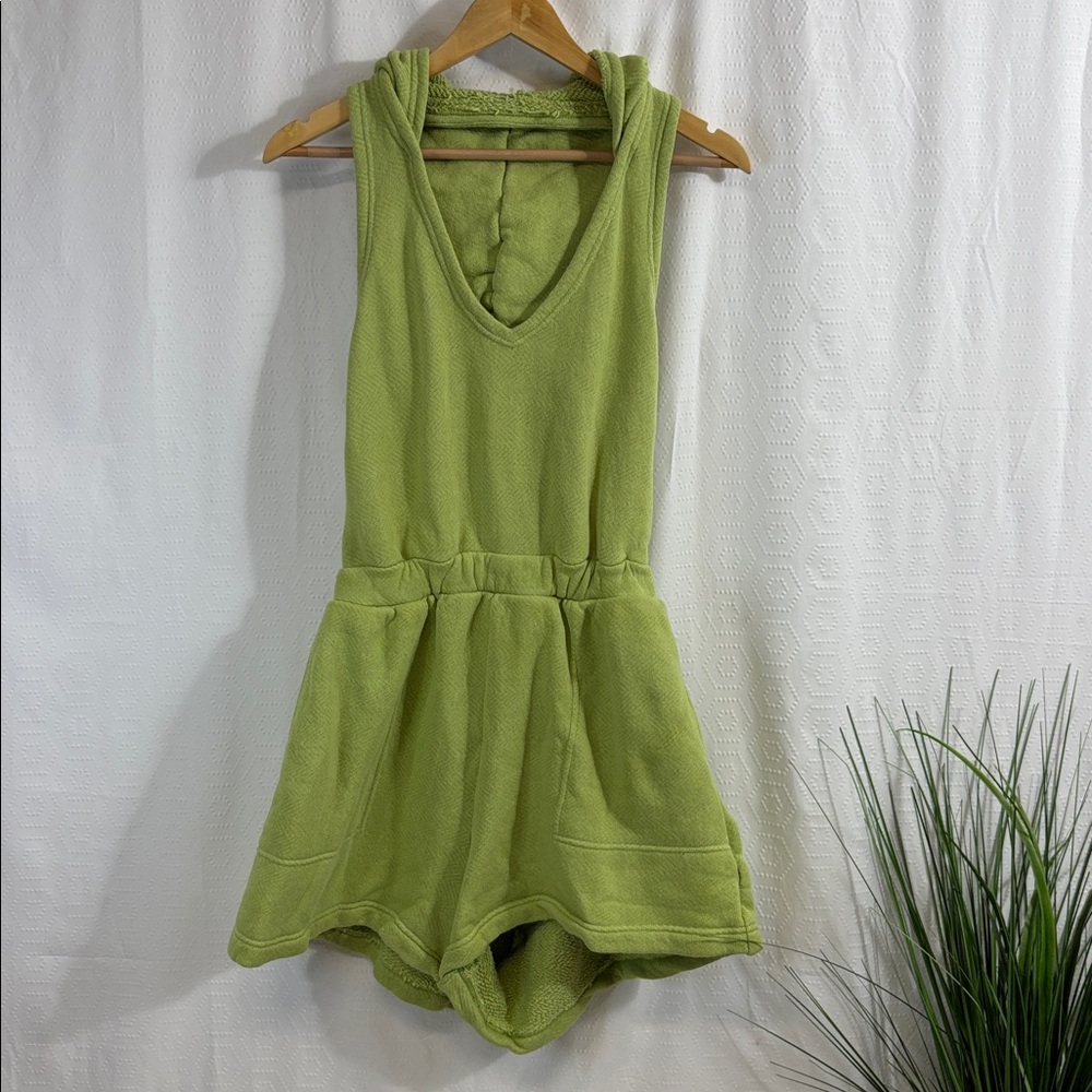 Free People Oliver Romper in Celery Juice Colorway 45396 - Picture 5 of 12